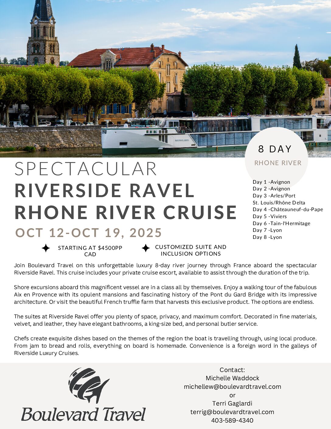 Riverside Luxury Cruise Rhein